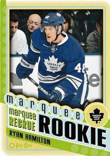 #594 Ryan Hamilton - Toronto Maple Leafs - 2012-13 O-Pee-Chee Hockey