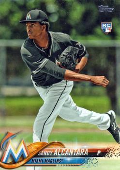 #594 Sandy Alcantara - Miami Marlins - 2018 Topps Baseball