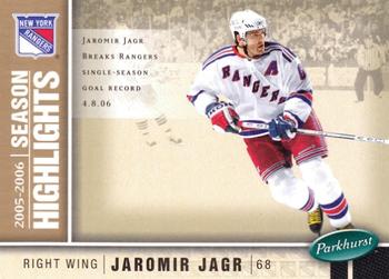 #594 Jaromir Jagr - New York Rangers - 2005-06 Parkhurst Hockey