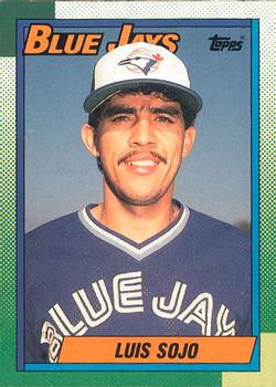 #594 Luis Sojo - Toronto Blue Jays - 1990 O-Pee-Chee Baseball