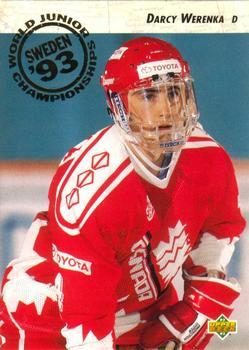 #594 Darcy Werenka - Canada - 1992-93 Upper Deck Hockey