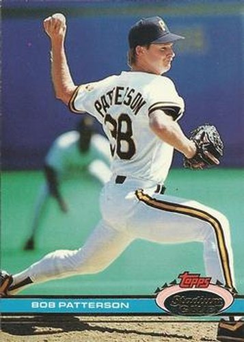 #594 Bob Patterson - Pittsburgh Pirates - 1991 Stadium Club Baseball