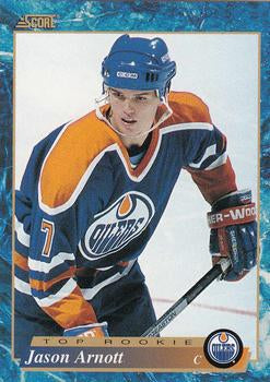 #594 Jason Arnott - Edmonton Oilers - 1993-94 Score Canadian Hockey