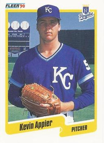 #100 Kevin Appier - Kansas City Royals - 1990 Fleer Canadian Baseball