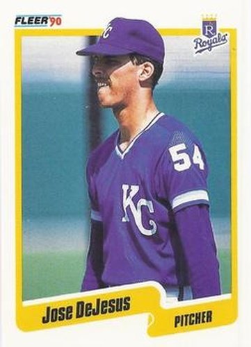 #104 Jose DeJesus - Kansas City Royals - 1990 Fleer Canadian Baseball
