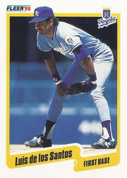 #105 Luis De Los Santos - Kansas City Royals - 1990 Fleer Canadian Baseball