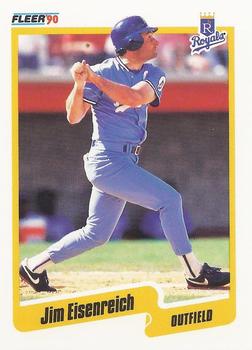 #106 Jim Eisenreich - Kansas City Royals - 1990 Fleer Canadian Baseball