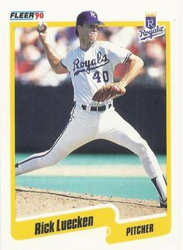#113 Rick Luecken - Kansas City Royals - 1990 Fleer Canadian Baseball