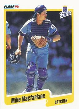 #114 Mike Macfarlane - Kansas City Royals - 1990 Fleer Canadian Baseball