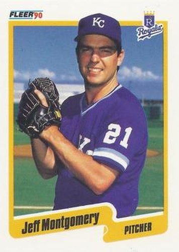 #115 Jeff Montgomery - Kansas City Royals - 1990 Fleer Canadian Baseball