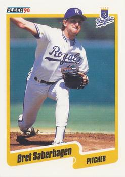 #116 Bret Saberhagen - Kansas City Royals - 1990 Fleer Canadian Baseball