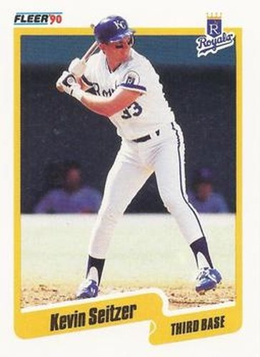#117 Kevin Seitzer - Kansas City Royals - 1990 Fleer Canadian Baseball