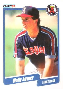 #136 Wally Joyner - California Angels - 1990 Fleer Canadian Baseball