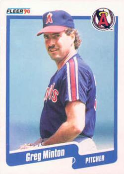 #140 Greg Minton - California Angels - 1990 Fleer Canadian Baseball