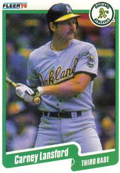 #14 Carney Lansford - Oakland Athletics - 1990 Fleer Canadian Baseball