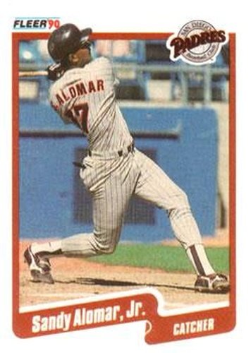 #150 Sandy Alomar Jr. - San Diego Padres - 1990 Fleer Canadian Baseball