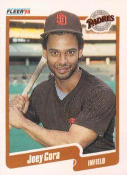 #154 Joey Cora - San Diego Padres - 1990 Fleer Canadian Baseball