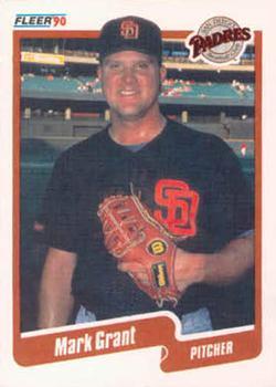 #156 Mark Grant - San Diego Padres - 1990 Fleer Canadian Baseball