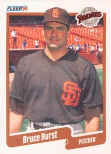 #159 Bruce Hurst - San Diego Padres - 1990 Fleer Canadian Baseball
