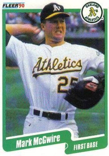 #15 Mark McGwire - Oakland Athletics - 1990 Fleer Canadian Baseball