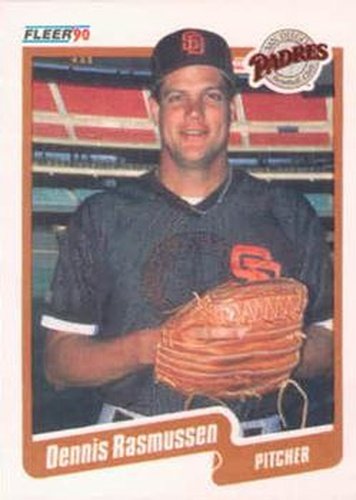 #165 Dennis Rasmussen - San Diego Padres - 1990 Fleer Canadian Baseball