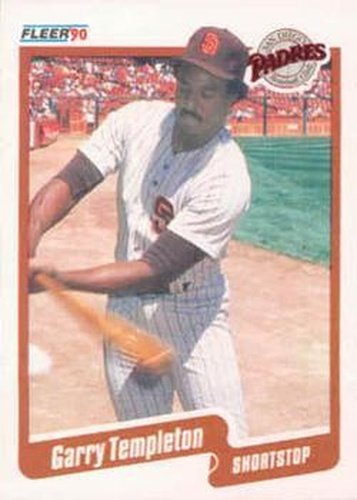 #170 Garry Templeton - San Diego Padres - 1990 Fleer Canadian Baseball