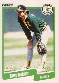 #17 Gene Nelson - Oakland Athletics - 1990 Fleer Canadian Baseball