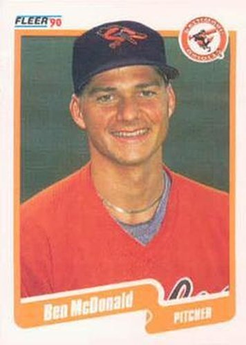 #180 Ben McDonald - Baltimore Orioles - 1990 Fleer Canadian Baseball