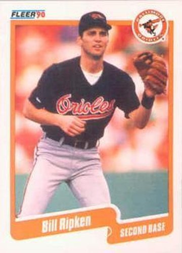 #186 Bill Ripken - Baltimore Orioles - 1990 Fleer Canadian Baseball