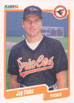 #192 Jay Tibbs - Baltimore Orioles - 1990 Fleer Canadian Baseball