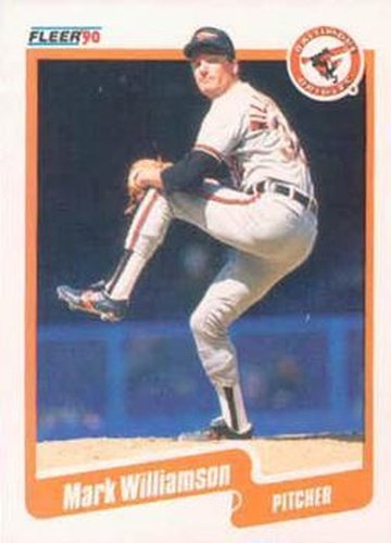 #194 Mark Williamson - Baltimore Orioles - 1990 Fleer Canadian Baseball