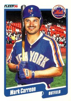 #198 Mark Carreon - New York Mets - 1990 Fleer Canadian Baseball