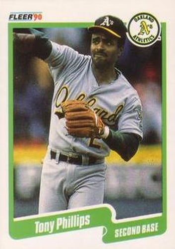 #19 Tony Phillips - Oakland Athletics - 1990 Fleer Canadian Baseball