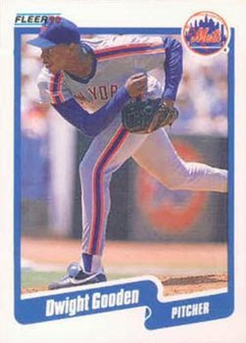 #204 Dwight Gooden - New York Mets - 1990 Fleer Canadian Baseball