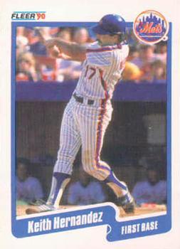 #205 Keith Hernandez - New York Mets - 1990 Fleer Canadian Baseball