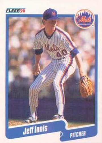 #206 Jeff Innis - New York Mets - 1990 Fleer Canadian Baseball