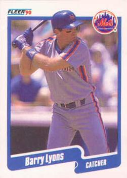 #209 Barry Lyons - New York Mets - 1990 Fleer Canadian Baseball