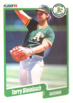 #20 Terry Steinbach - Oakland Athletics - 1990 Fleer Canadian Baseball