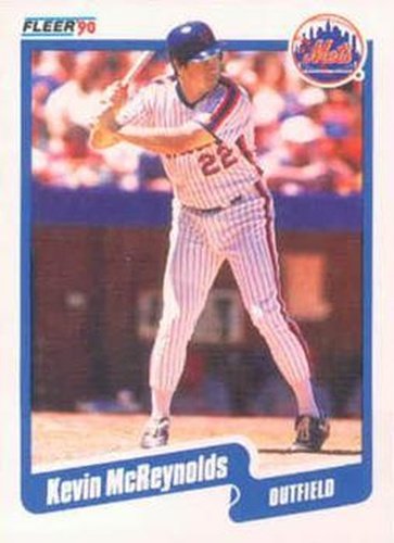 #211 Kevin McReynolds - New York Mets - 1990 Fleer Canadian Baseball