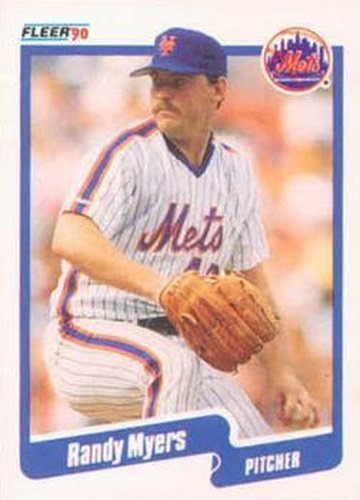 #213 Randy Myers - New York Mets - 1990 Fleer Canadian Baseball