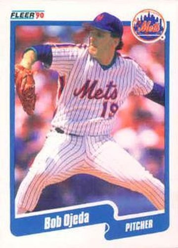#214 Bob Ojeda - New York Mets - 1990 Fleer Canadian Baseball