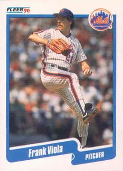 #219 Frank Viola - New York Mets - 1990 Fleer Canadian Baseball