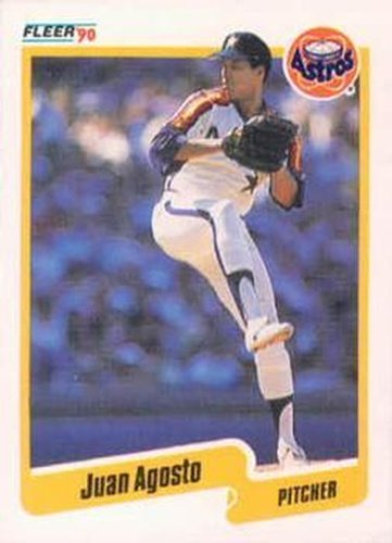 #220 Juan Agosto - Houston Astros - 1990 Fleer Canadian Baseball