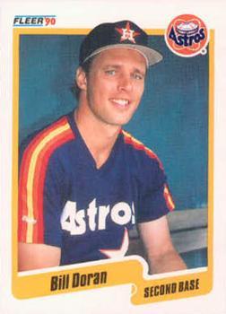 #230 Bill Doran - Houston Astros - 1990 Fleer Canadian Baseball