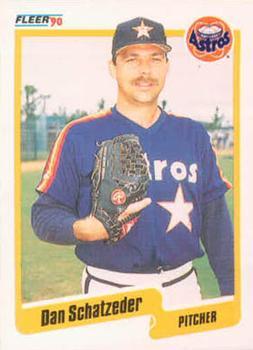 #236 Dan Schatzeder - Houston Astros - 1990 Fleer Canadian Baseball