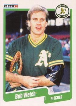 #23 Bob Welch - Oakland Athletics - 1990 Fleer Canadian Baseball