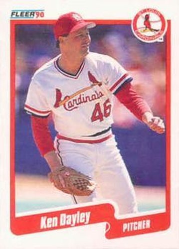 #247 Ken Dayley - St. Louis Cardinals - 1990 Fleer Canadian Baseball