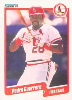 #250 Pedro Guerrero - St. Louis Cardinals - 1990 Fleer Canadian Baseball