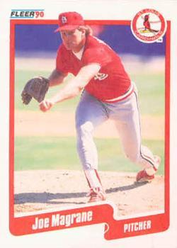 #252 Joe Magrane - St. Louis Cardinals - 1990 Fleer Canadian Baseball