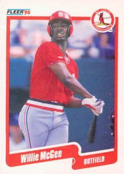 #253 Willie McGee - St. Louis Cardinals - 1990 Fleer Canadian Baseball
